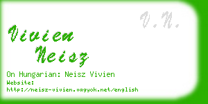 vivien neisz business card